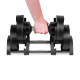 Cast iron adjustable automatic dumbbell 24 kg, 2 kg increments, REBEL ACTIVE Cast iron adjustable automatic dumbbell 24 kg, 2 kg increments, REBEL ACTIVE