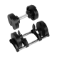 Cast iron adjustable automatic dumbbell 24 kg, 2 kg increments, REBEL ACTIVE Cast iron adjustable automatic dumbbell 24 kg, 2 kg increments, REBEL ACTIVE