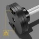 Cast iron adjustable automatic dumbbell 24 kg, 2 kg increments, REBEL ACTIVE Cast iron adjustable automatic dumbbell 24 kg, 2 kg increments, REBEL ACTIVE