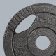 Ketaus svarelių rinkinys 4x2.5kg, skylė 31mm, plokštė su rankenomis, REBEL ACTIVE