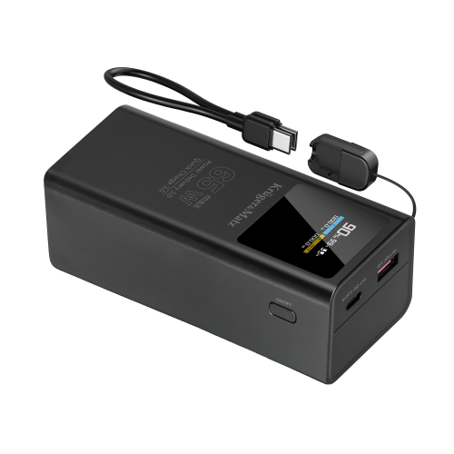 Kruger&Matz 20000 mAh ličio jonų 65 W išorinė baterija su QC ir PD Kruger&Matz 20000 mAh ličio jonų 65 W išorinė baterija su QC ir PD