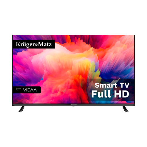 Kruger&Matz 43 colių FHD išmanusis DVB-T2/S2 H.265 Hevc televizorius Kruger&Matz 43 colių FHD išmanusis DVB-T2/S2 H.265 Hevc televizorius