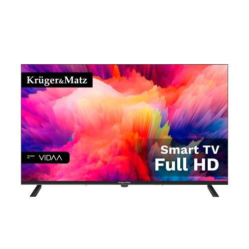 Kruger&Matz 43 colių FHD išmanusis DVB-T2/S2 H.265 Hevc televizorius Kruger&Matz 43 colių FHD išmanusis DVB-T2/S2 H.265 Hevc televizorius
