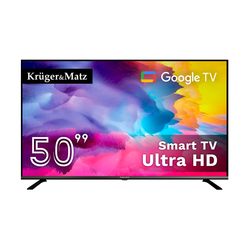 Kruger&Matz 50 colių UHD Google TV 5.0 DVB-T2/T/C H.265 HEVC televizorius Kruger&Matz 50 colių UHD Google TV 5.0 DVB-T2/T/C H.265 HEVC televizorius