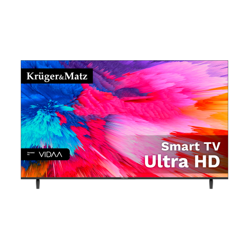 Kruger&Matz 55 colių UHD išmanusis DVB-T2/S2 H.265 Hevc televizorius Kruger&Matz 55 colių UHD išmanusis DVB-T2/S2 H.265 Hevc televizorius