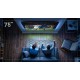 Kruger&Matz 75 colių QLED UHD išmanusis DVB-T2/S2 H.265 Hevc televizorius