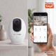 Kruger&Matz Connect C170 Tuya Smart Life WiFi Nanny kamera, besisukanti PTZ, garsas, temperatūra, drėgmė.