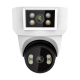 Kruger&Matz Connect C180 lauko WiFi kamera su 2 PTZ objektyvais, 360° 2K vaizdo stebėjimo sistema, Tuya Smart Life, spalvota nakties vaizdo stebėjimo sistema, garsas, dirbtinis intelektas