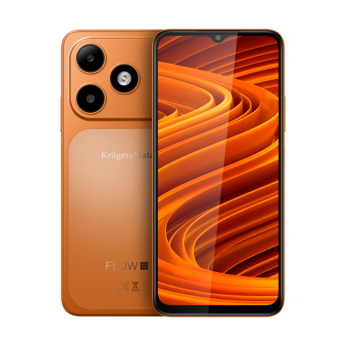 Kruger&Matz FLOW 12 oranžinis išmanusis telefonas Kruger&Matz FLOW 12 oranžinis išmanusis telefonas