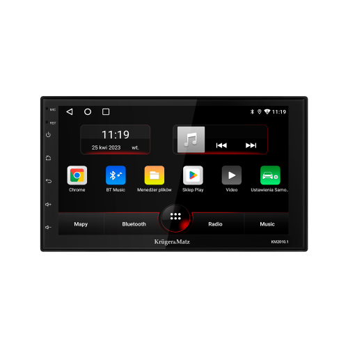 Kruger&Matz KM2010 CarPlay / AndroidAuto automobilio radijas Kruger&Matz KM2010 CarPlay / AndroidAuto automobilio radijas