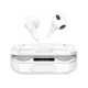 Kruger&Matz M6 wireless earphones with power bank - white color