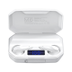 Kruger&Matz M6 wireless earphones with power bank - white color