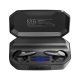 Kruger&Matz M6 wireless earbuds with power bank - black color