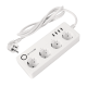 Kruger&Matz maitinimo lizdas, 4 vokiško tipo lizdai ir 4xUSB 2100 mA, Connect P6 Tuya