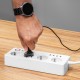 Kruger&Matz maitinimo lizdas, 4 vokiško tipo lizdai ir 4xUSB 2100 mA, Connect P6 Tuya