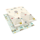 Baby play mat 180 x 150 cm, cars and trains