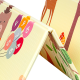 Baby play mat 180 x 150 cm, forest and animals Baby play mat 180 x 150 cm, forest and animals