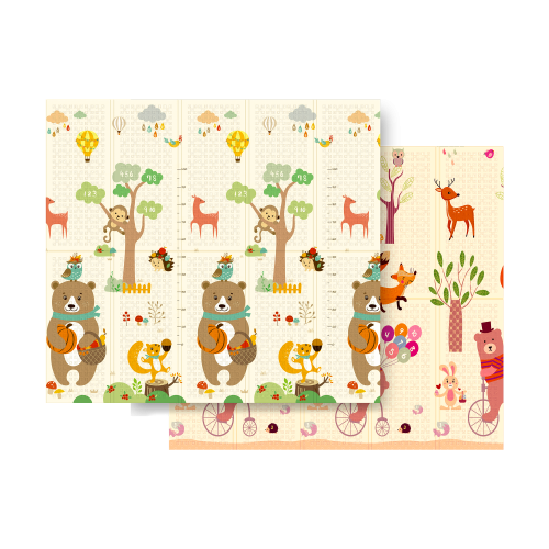 Baby play mat 200 x 180 cm, forest and animals Baby play mat 200 x 180 cm, forest and animals