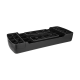 Step for aerobics and fitness exercises, 3 levels, 68cm, black, REBEL ACTIVE