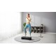 Step for aerobics and fitness exercises, 3 levels, 68cm, black, REBEL ACTIVE