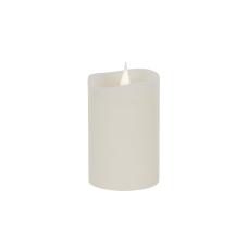 LED wax candle small ivory