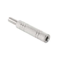 Lizdas 6.3 mm stereofoninis, metalinis, nikeliuotas