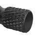 Massage roller with nubs, roller 15x42cm, black, EPP material, REBEL ACTIVE Massage roller with nubs, roller 15x42cm, black, EPP material, REBEL ACTIVE