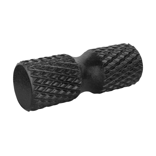 Massage roller with nubs, roller 15x42cm, black, EPP material, REBEL ACTIVE Massage roller with nubs, roller 15x42cm, black, EPP material, REBEL ACTIVE