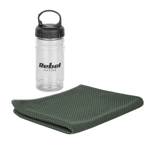 Small cooling sports towel 30x80 cm REBEL ACTIVE Small cooling sports towel 30x80 cm REBEL ACTIVE