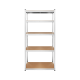 Metal storage shelf 180x90x40 silver Rebel Metal storage shelf 180x90x40 silver Rebel