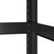 Metalinė sandėlio lentyna 180x90x40 juoda Rebel