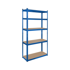 Metal warehouse shelf 180x90x40 blue Rebel