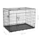 Metal dog cage, playpen, size XXXL 122x76x83 cm, REBEL ANIMALS Metal dog cage, playpen, size XXXL 122x76x83 cm, REBEL ANIMALS