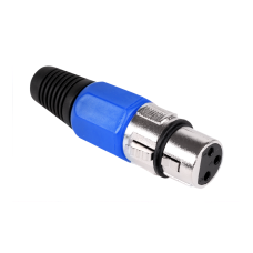 Microphone female blue