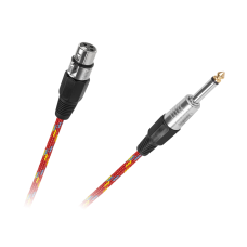 Microphone cable CANON socket-JACK 6.3mm 3m