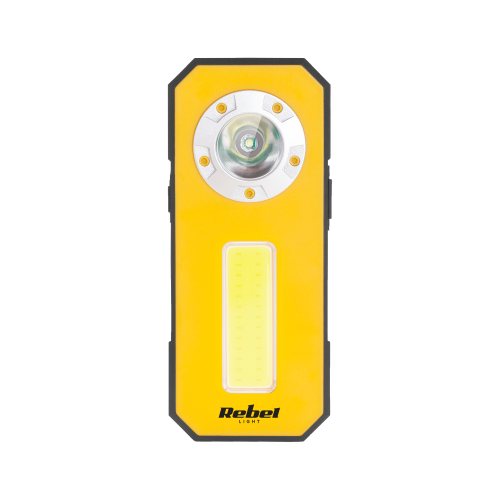 Mini įkraunamas dirbtuvių šviestuvas (3 W COB + 3 W LED) Mini įkraunamas dirbtuvių šviestuvas (3 W COB + 3 W LED)