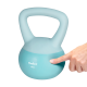 Soft Vinyl Kettlebell 4kg REBEL ACTIVE Soft Vinyl Kettlebell 4kg REBEL ACTIVE