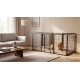 Modular dog kennel, steel enclosure, size XL, 8 panels 80x100 cm, REBEL ANIMALS Modular dog kennel, steel enclosure, size XL, 8 panels 80x100 cm, REBEL ANIMALS