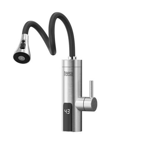 Instantaneous water heater - metal kitchen tap with flexible spout Instantaneous water heater - metal kitchen tap with flexible spout