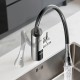 Instantaneous water heater - metal kitchen tap with flexible spout Instantaneous water heater - metal kitchen tap with flexible spout