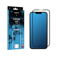 MyScreen DIAMOND GLASS LITE edge FULL GLUE juodas apsauginis stiklas Apple iPhone 13/13 Pro 6.1"