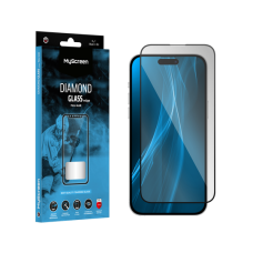 MyScreen DIAMOND GLASS LITE edge FULL GLUE black protective glass Apple iPhone 15 Pro Max 6.7"