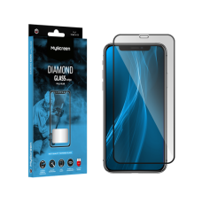 MyScreen DIAMOND GLASS LITE edge FULL GLUE juodas apsauginis stiklas Apple iPhone X/Xs/11 Pro