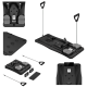 Home Pilates Set, 9-in-1 Multifunctional Fitness Equipment, Black Home Pilates Set, 9-in-1 Multifunctional Fitness Equipment, Black