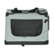 Carrier, foldable transport bag, size S 50x34x36 cm, gray, REBEL ANIMALS Carrier, foldable transport bag, size S 50x34x36 cm, gray, REBEL ANIMALS