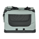 Carrier, foldable transport bag, size XXL 90x61x65 cm, gray, REBEL ANIMALS Carrier, foldable transport bag, size XXL 90x61x65 cm, gray, REBEL ANIMALS