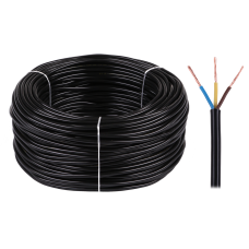 OMY electric cable 3x0.75 300/300V black