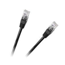 Patchcord kabelis UTP 8c kištukas-kištukas 0.5 m CCA juodas cat.6e