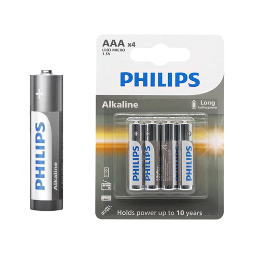 Philips LR03 alkaline battery 4 pcs/bl. Philips LR03 alkaline battery 4 pcs/bl.
