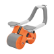 Abdominal exerciser with timer, AB roller Wheel AB-3, gray-orange, REBEL ACTIVE Abdominal exerciser with timer, AB roller Wheel AB-3, gray-orange, REBEL ACTIVE
